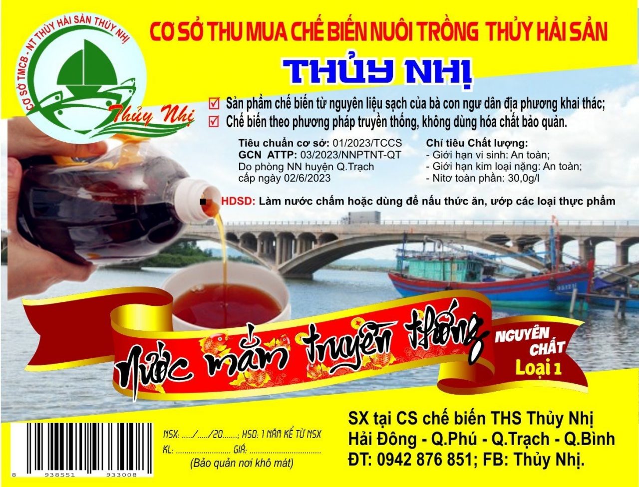 HKD cơ sở thu mua, chế biến, nuôi trồng thủy hải sản Thủy Nhị